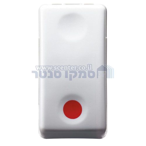לחצן עצירה אדום 1 מודול Top System NO+NC 10A גוויס 