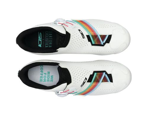 נעלי רכיבה לאופניים סידי לבן - SIDI COFFEE GRINDER MTB SHOES