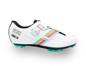 נעלי רכיבה לאופניים סידי לבן - SIDI COFFEE GRINDER MTB SHOES