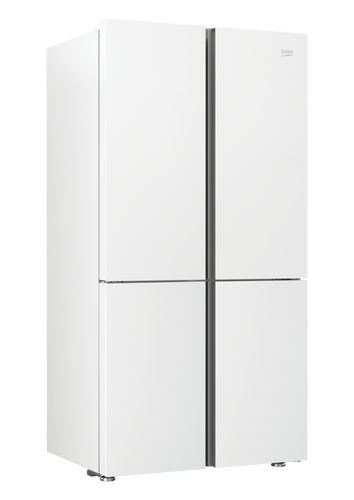 מקרר 4 דלתות 572 ליטר BEKO זכוכית לבנה GN1406222GW בקו