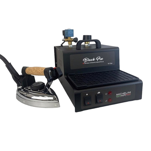 מגהץ קיטור מקצועי טורבו Michelini מיקליני Black Pro B-52PR