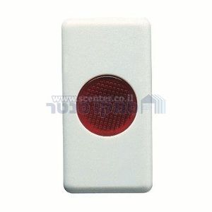 נורת חיווי סימון אור אדום 1 מודול Top System 12/24/250V גוויס 