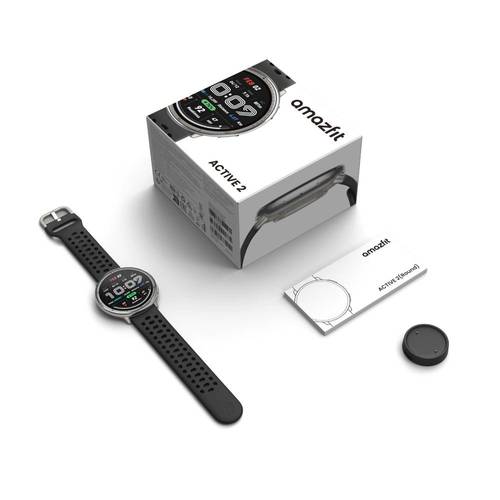 שעון חכם Amazfit Active 2 round Black