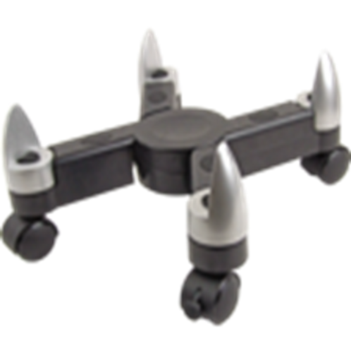 מעמד למארז מחשב או מגגרסה כולל גלגלים Office Suites CPU/Shredder Stand