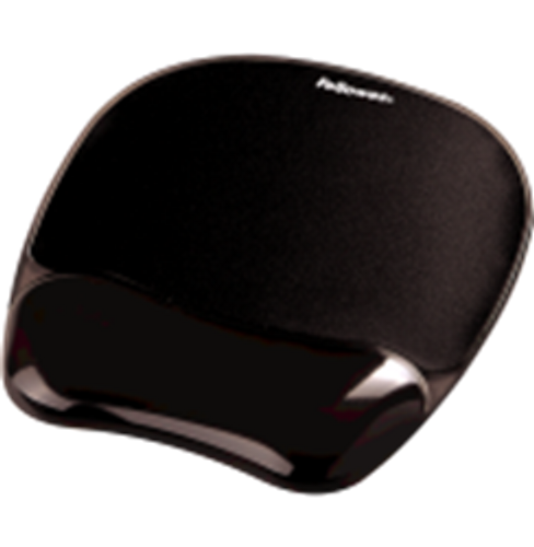  פד לעכבר Crystal Gel Mouse Pad Wrist Rest שחור