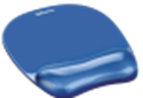 פד לעכבר Crystal Gel Mouse Pad/ Wrist Support-כחול