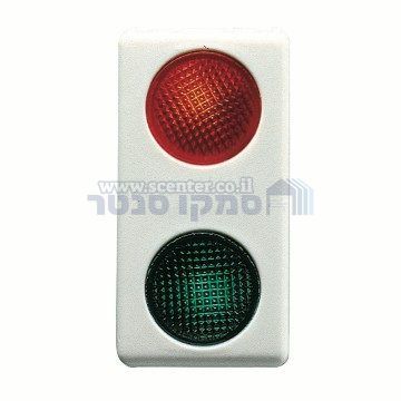 נורות חיווי סימון אור ירוק אדום 1 מודול Top System 12/24V גוויס 