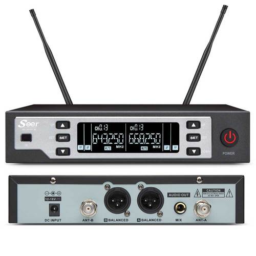  זוג מיקרופונים Seer UHF IU-2070-IL 