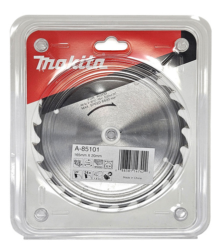 מארז להב TCT למסור עגול 165X24 עץ MAKITA A-85101