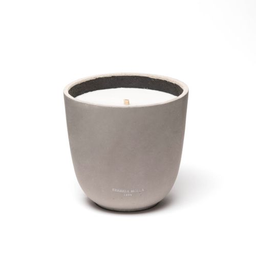 נר בכלי בטון CITRONELLA & MINT (3.5 ק