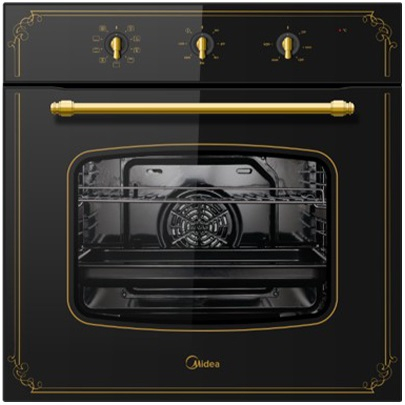 תנור בנוי 70 ליטר בעיצוב כפרי Midea מידאה Retro Collection 65M90M1