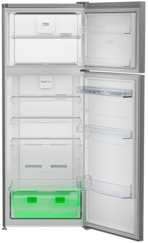 מקרר BEKO מקפיא עליון 406 ליטר נירוסטה RDNE458M10XB בקו