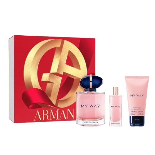 Giorgio Armani My Way Gift Set EDP 90ML + 10ML + 50ML Body Lotion מארז ג'ורג'יו ארמני מיי וואי לאישה