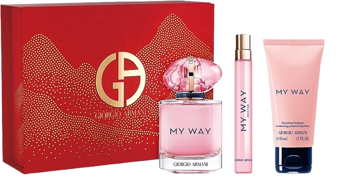 Giorgio Armani My Way Nectar Gift Set EDP 90ML + 10ML + 50ML Body Lotion מארז ג