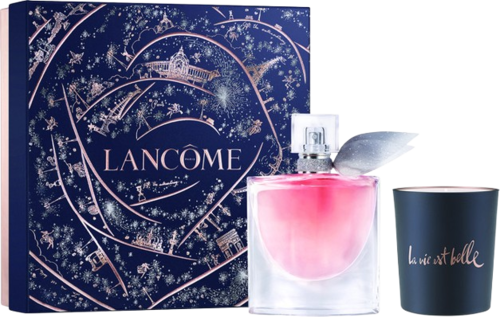 Lancome La Vie Est Belle Gift Set EDP 50ML + Scented Candle מארז לנקום לה ויה בל לאישה