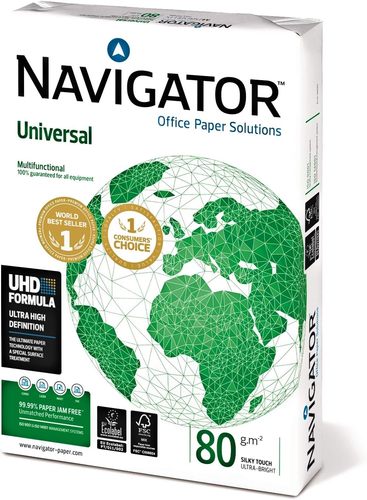 נייר צילום והדפסה NAVIGATOR A4 (80 גרם) 