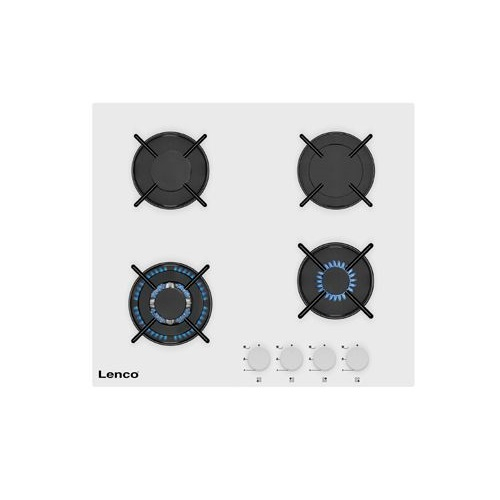 כיריים גז זכוכית 4 להבות Lenco לנקו LGH6408W