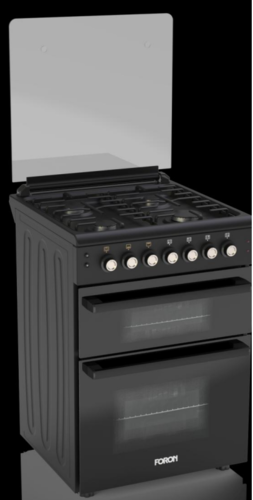 תנור אפייה משולב דו תאי שחור פחם FORON D300 בהכשר משמרת השבת