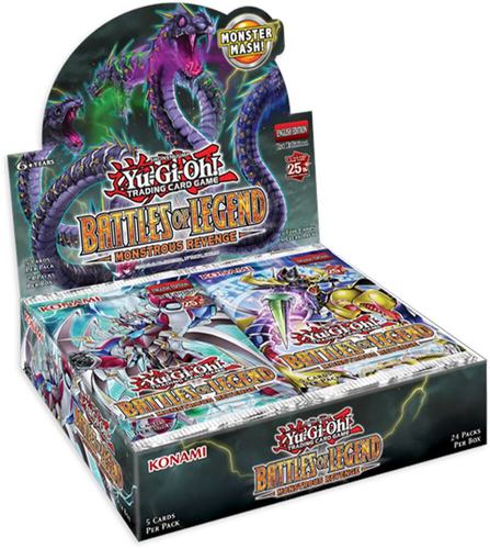 קלפי יו-גי-הו בוסטר בוקס YuGiOh! - Battles of Legend: Monstrous Revenge Booster Display - English / 1st Edition