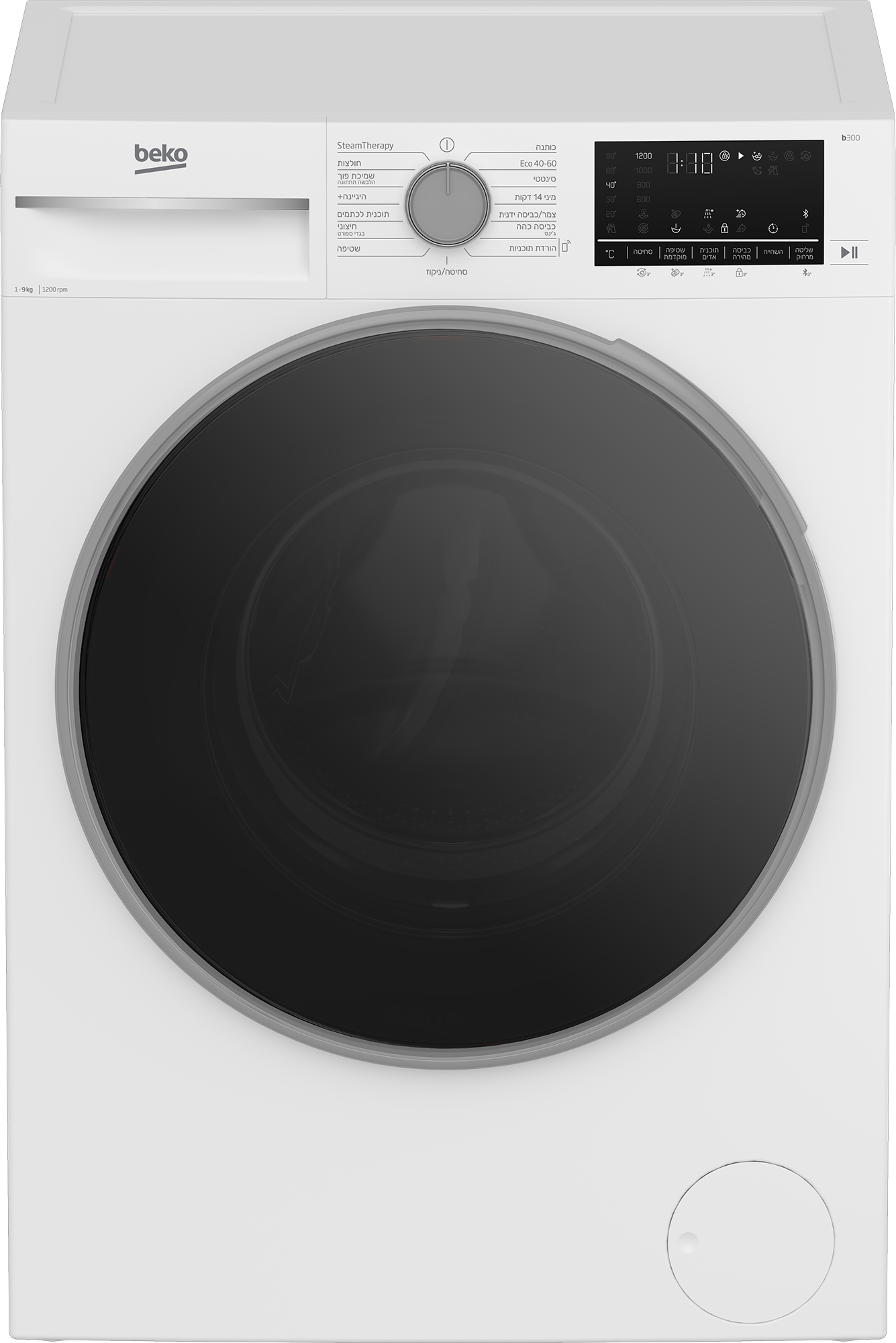 מכונת כביסה 9 ק"ג דגם CM9120BI בקו Beko