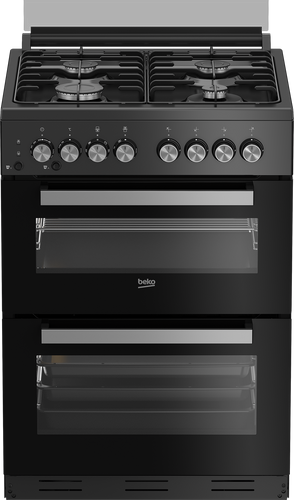 תנור משולב דו תאי 84 ליטר דגם BEKO KFDM62120DBDSL בקו שחור