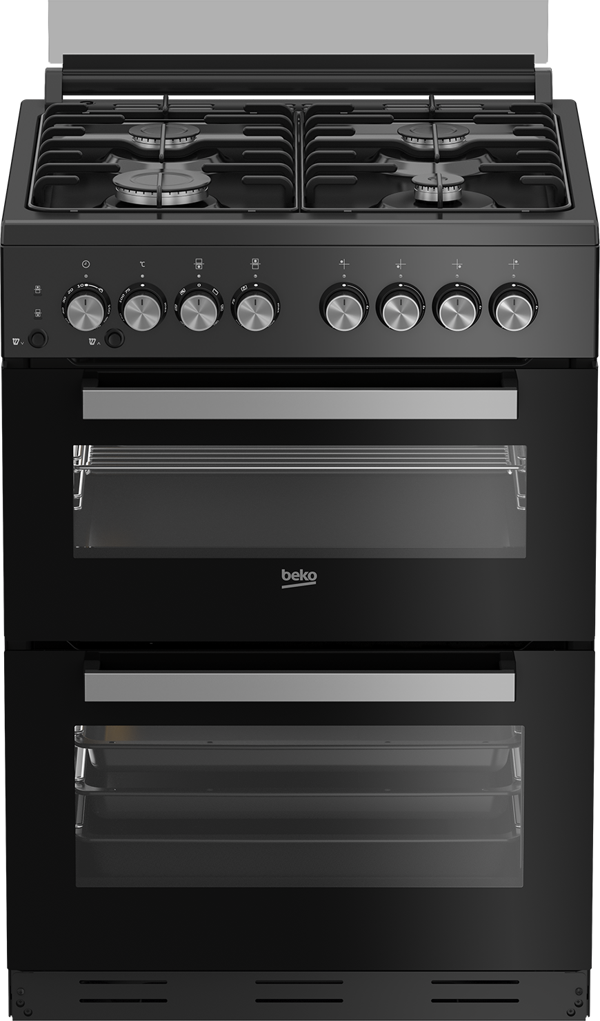 תנור משולב דו תאי 84 ליטר דגם BEKO KFDM62120DBDSL בקו שחור
