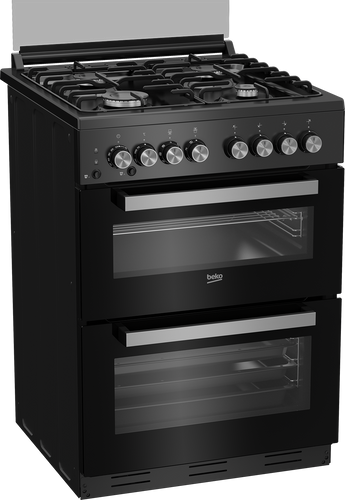 תנור משולב דו תאי 84 ליטר דגם BEKO KFDM62120DBDSL בקו שחור