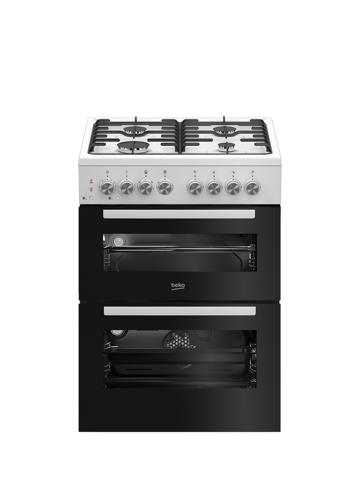 תנור משולב דו תאי 84 ליטר דגם BEKO KFDM62120DWDSL בקו לבן