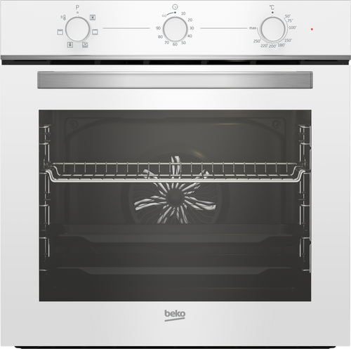 תנור בנוי מכני 72 ליטר דגם BBIE11100W בקו BEKO זכוכית לבנה