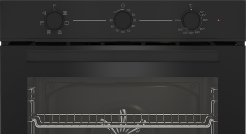 תנור בנוי מכני 72 ליטר דגם BBIE11100B בקו BEKO זכוכית שחורה