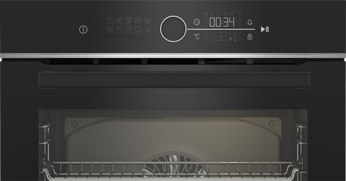 תנור בנוי 72 ליטר דגם BBIM13400XCS בקו Beko זכוכית שחורה