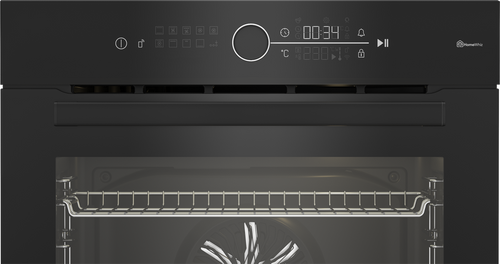 תנור בנוי פירוליטי 72 ליטר דגם BBIM13401XPSWE בקו Beko זכוכית שחורה