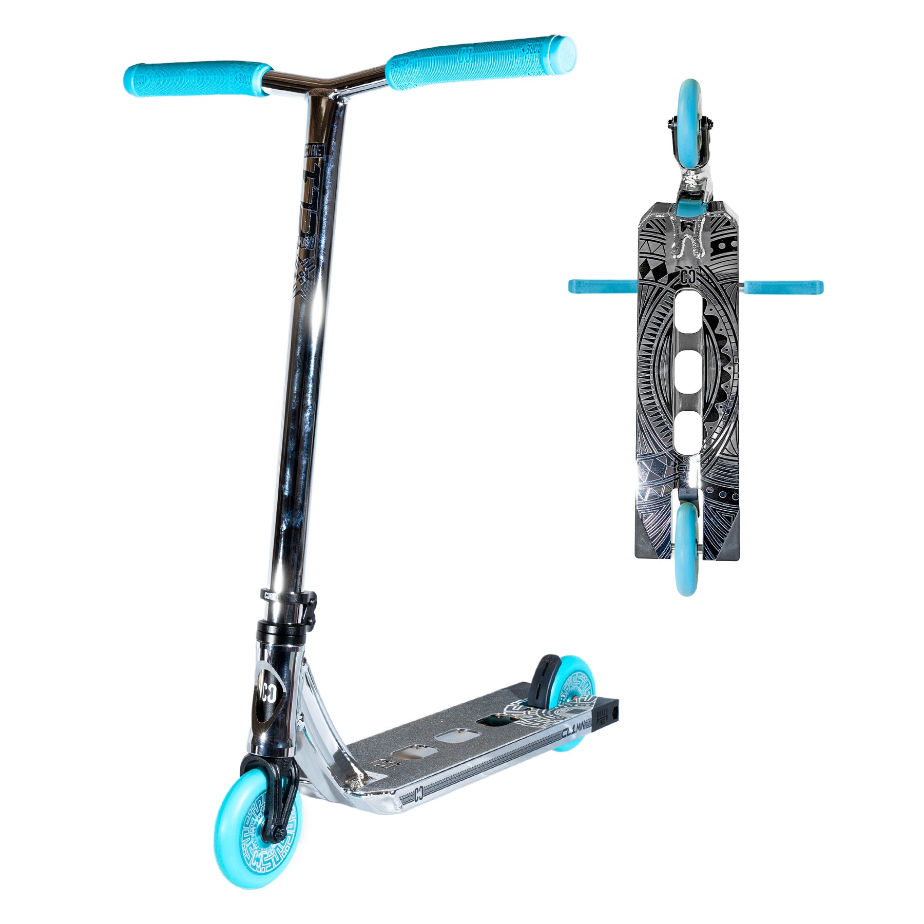 סקוט פעלולים מקצועי CORE Mini CL1 Chrome/Teal LE