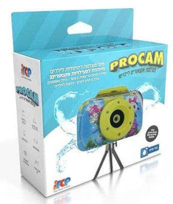 מצלמת אקסטרים לילדים לצילום גם מתחת למים ProCam
