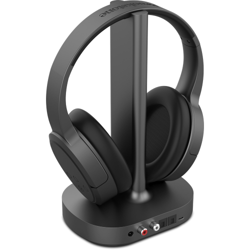 אוזניות אלחוטיות בטכנולוגיית RF לטלוויזיה מבית Brookstone דגם BKH-550