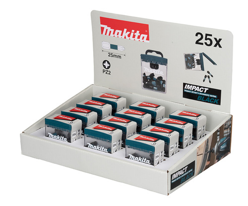 מארז דלפק ביטים PZ2 BLACK 25 MAKITA