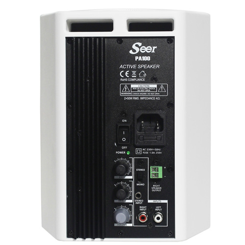 זוג רמקולים מוגברים SEER PA100