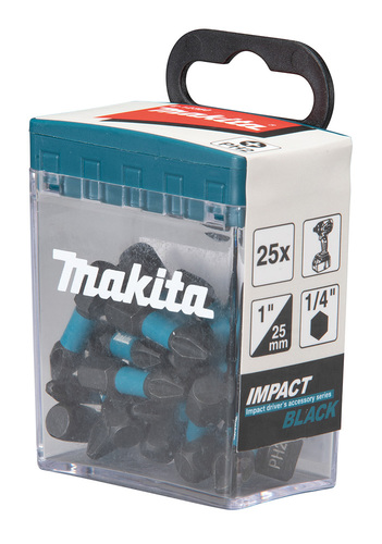 מארז ביטים PH2 BLACK 25 MAKITA