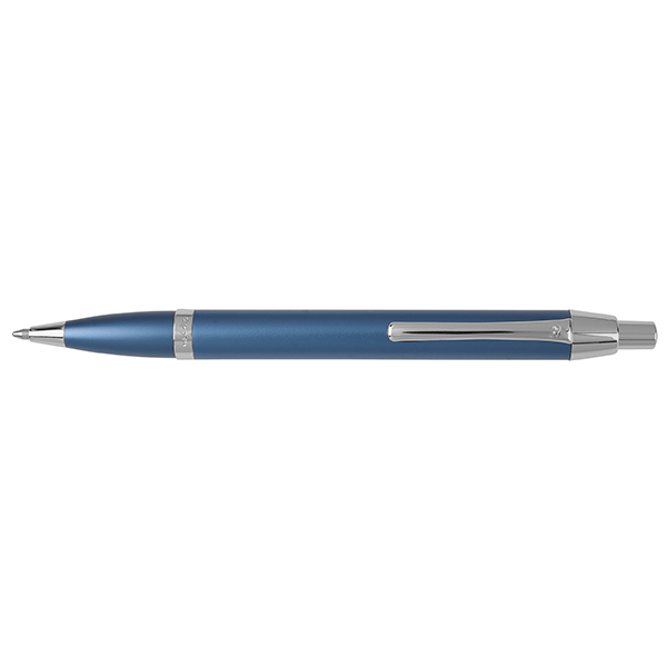 עט ניקו אנודייז Nikko Anodize כדורי כחול קליפס כרום