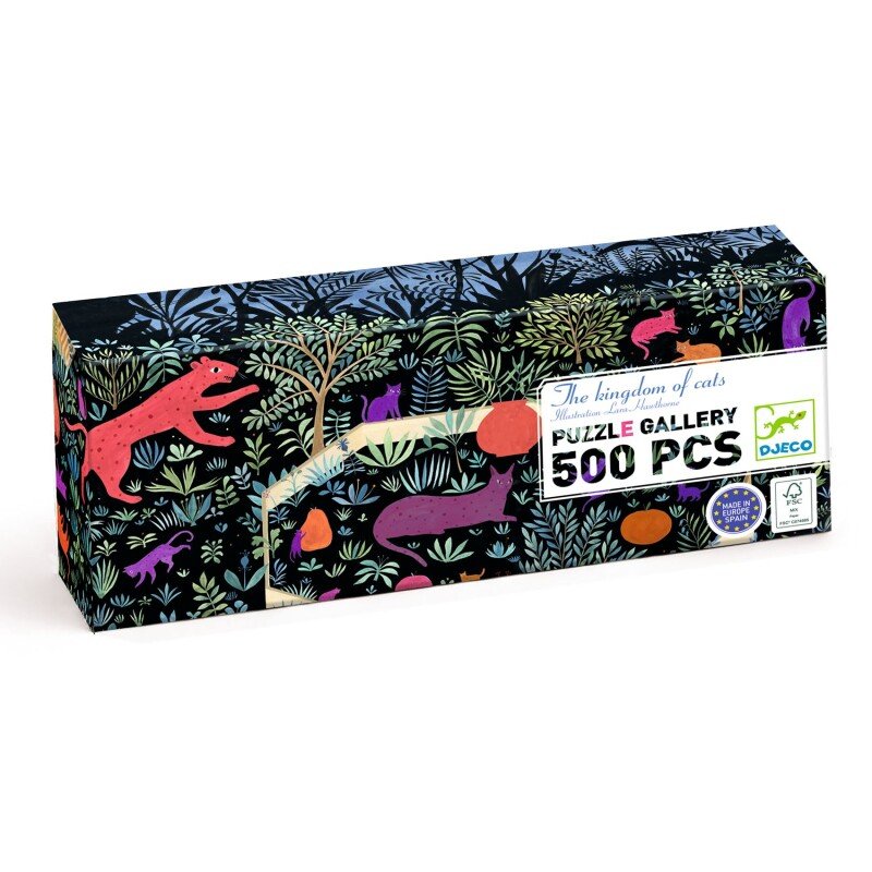 פאזל גלריה 500 ממלכת החתוליים - DJECO