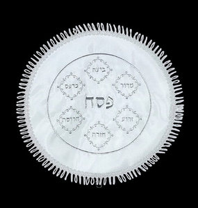 כיסוי סאטן לצלחת סדר פסח