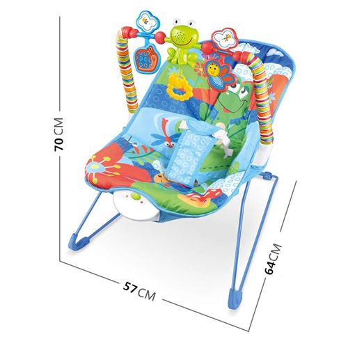 טרמפולינה לתינוק עם מנגנון רטט מרגיע - קוף