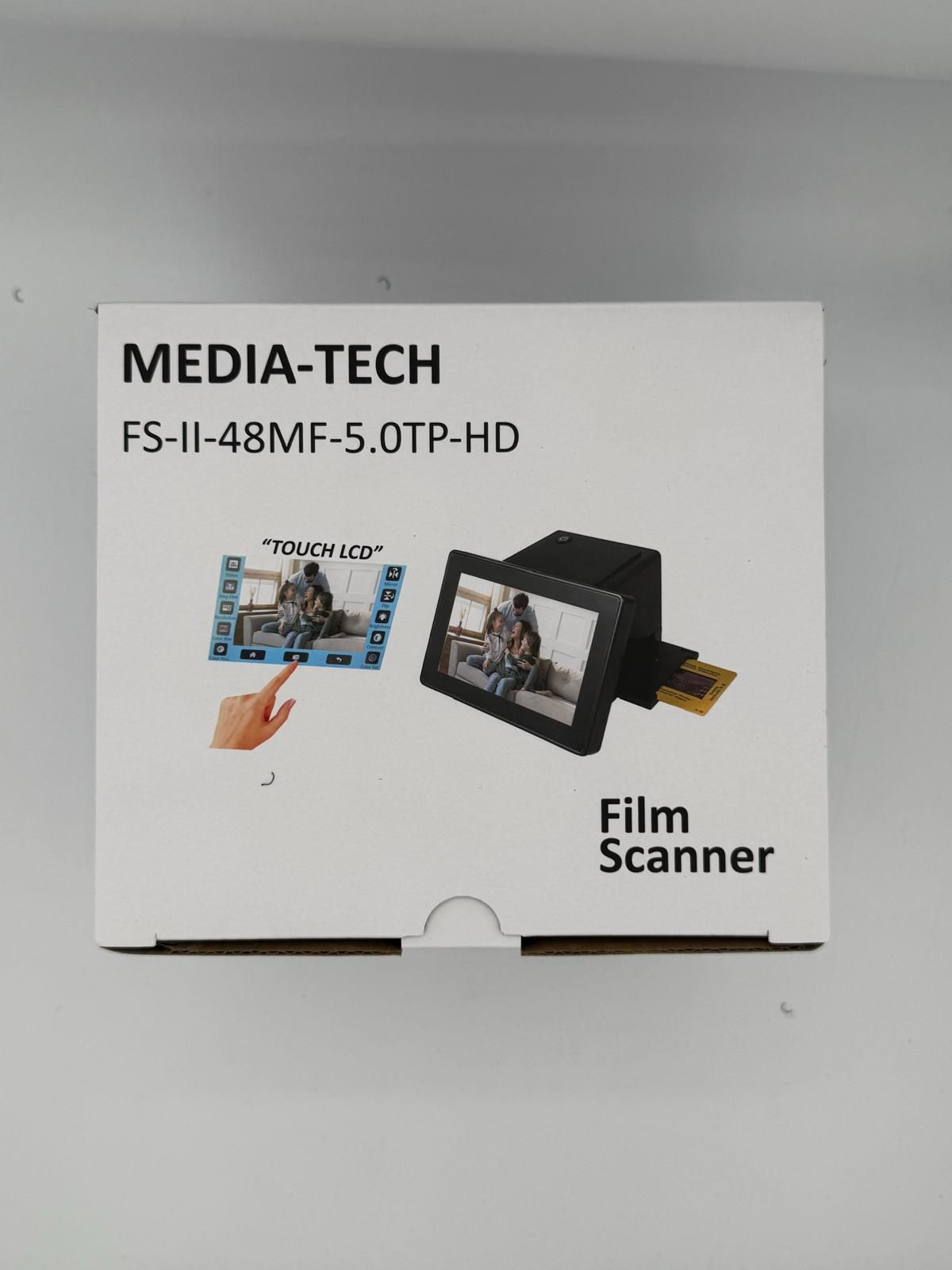 סורק פילם נגטיב ושקופיות "48 MB מסך גדול של "5 כולל מסך מגע