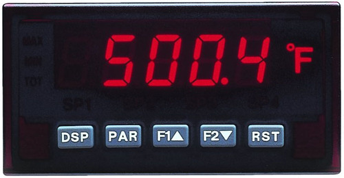 PAXT – טרמוסטט טמפרטורה, להתקנה על פנל. מידות 48×96 מ”מ