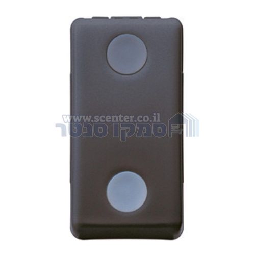 מפסק תריס שחור 1 מודול Top System 10A גוויס 