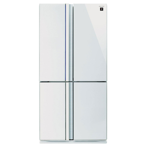 מקרר 4 דלתות - 611 ליטר Sharp שארפ SJ-8841WH זכוכית לבנה