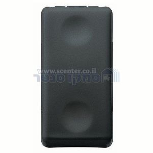 מפסק מחליף שחור 1 מודול Top System 250V 16A גוויס 