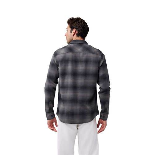 חולצת פלנל פוקס שחור / אפור - FOX SURVIVALIST FLANNEL V25