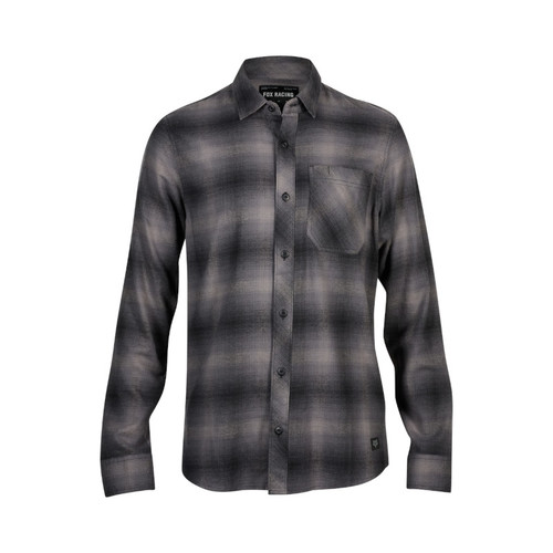 חולצת פלנל פוקס שחור / אפור - FOX SURVIVALIST FLANNEL V25