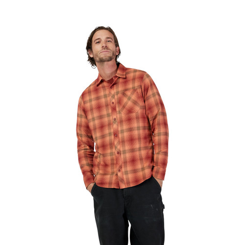חולצת פלנל פוקס אדום / כתום - FOX SURVIVALIST STRETCH FLANNEL V25